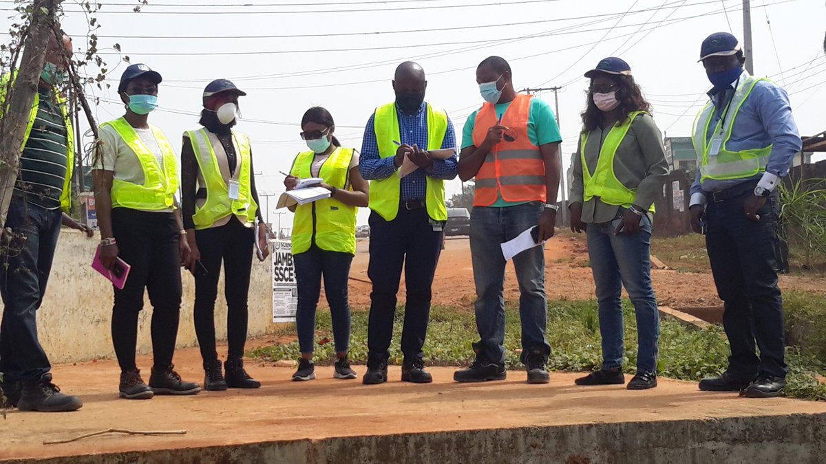 EdoNewmap's tweet photo. Photo moments from the Environmental and Social Management Plan (ESMP) compliance audit of Edo State Nigeria Erosion and Watershed Management Project (NEWMAP) sites of Ekehuan and Urora. https://t.co/OwG2CdLs21