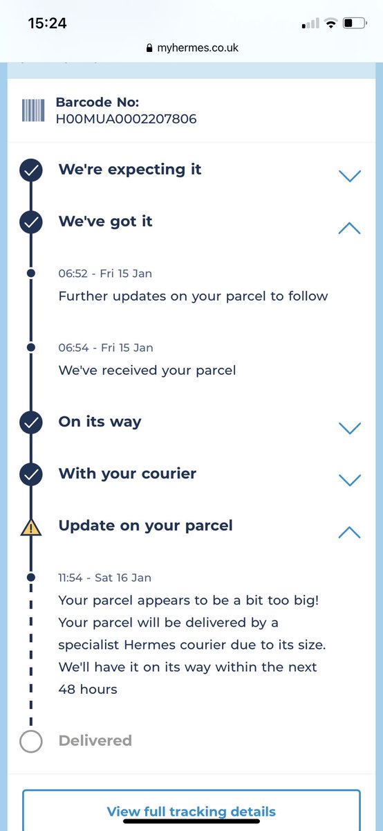 JHH_xo's tweet photo. @Hermesparcels @SamRollinson @Hermesparcels Can’t get through to your phone lines
Holly the digital assistant is a load of shit 
Can you reply to my DM https://t.co/JHkocfkzCY
