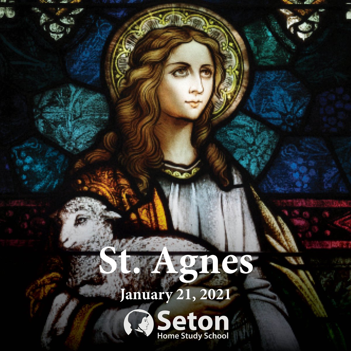 Saint Agnes, patroness of young girls, pray for us!