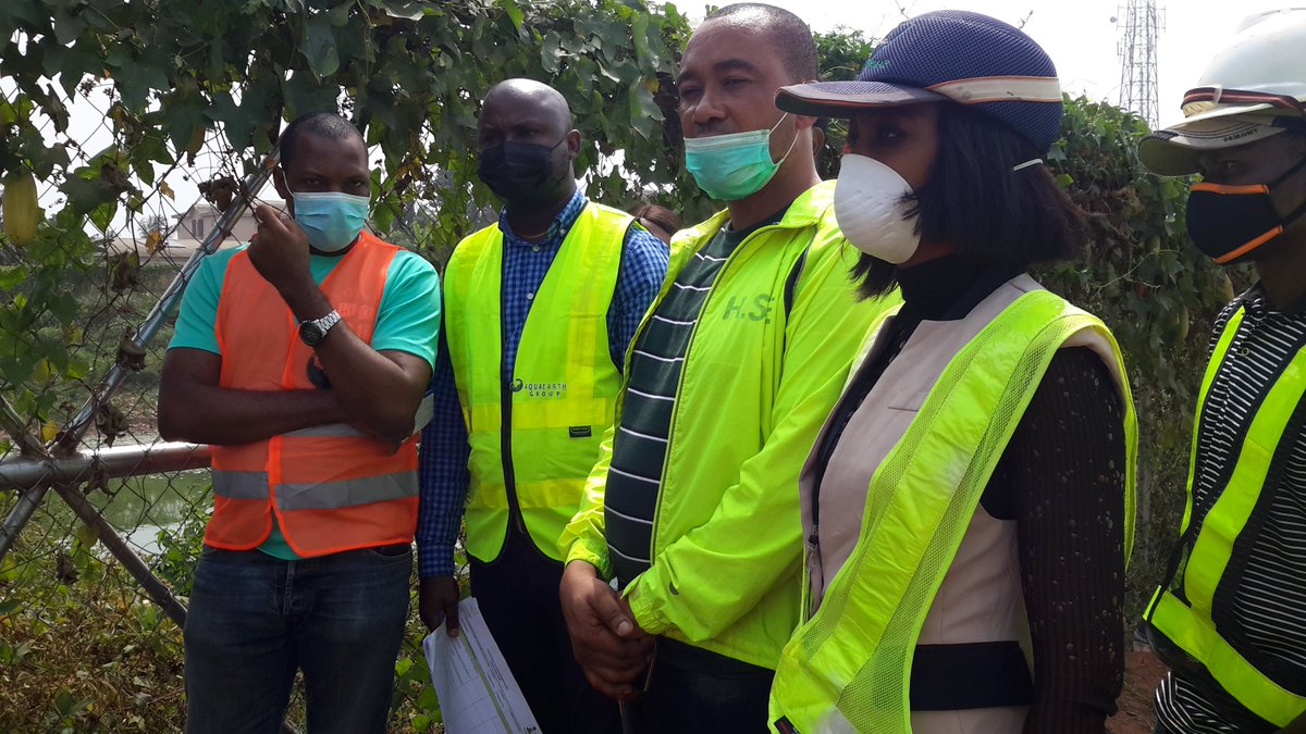 EdoNewmap's tweet photo. Photo moments from the Environmental and Social Management Plan (ESMP) compliance audit of Edo State Nigeria Erosion and Watershed Management Project (NEWMAP) sites of Ekehuan and Urora. https://t.co/OwG2CdLs21
