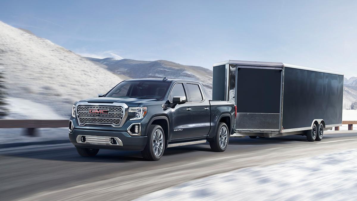 GMC's tweet photo. Snow day? How about a tow day instead? #TowbackThursday https://t.co/VCHVRhrXdj