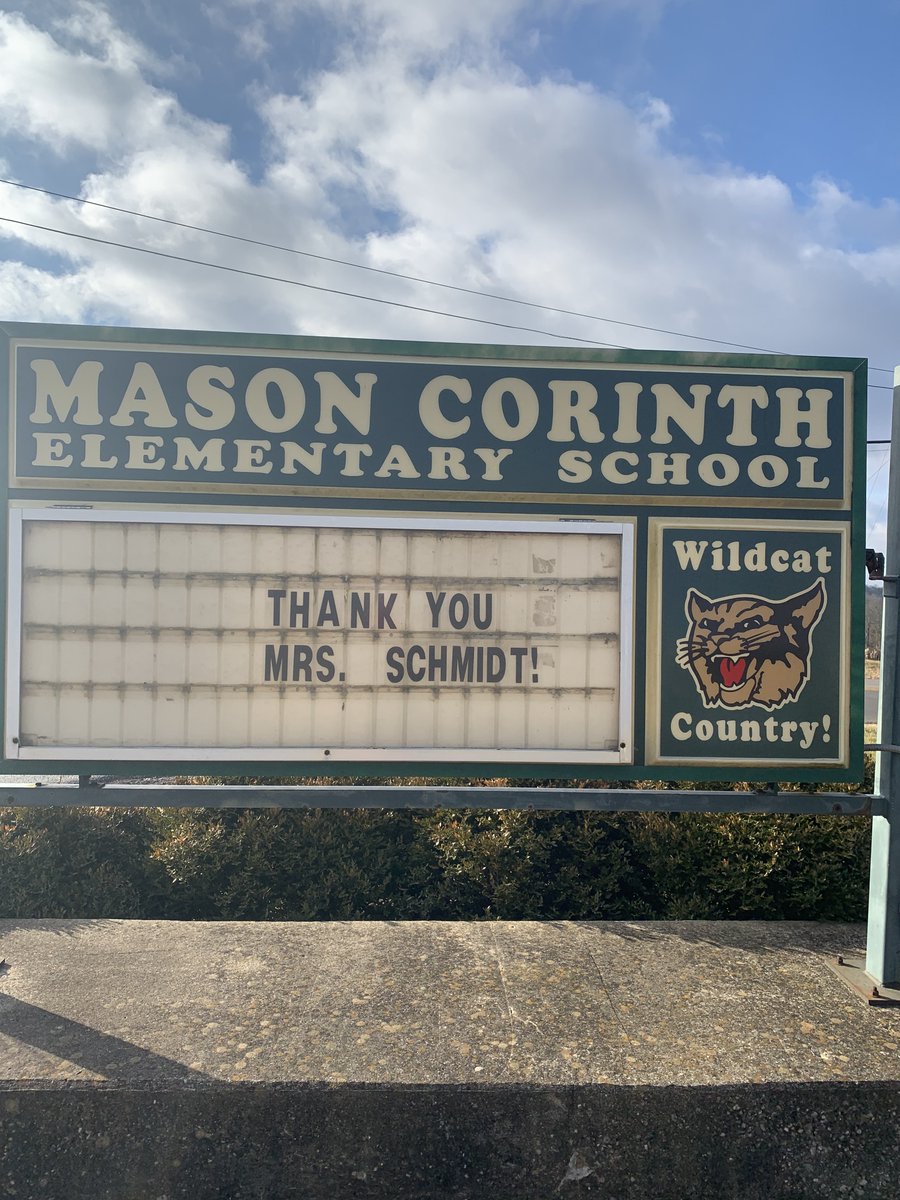 MCECats's tweet photo. Thank you to Grant County Board of Education member Charlotte Schmidt!  January is school board appreciation month.  We appreciate all of our GCBOE members! #mcecats https://t.co/lKOFgdyB9f