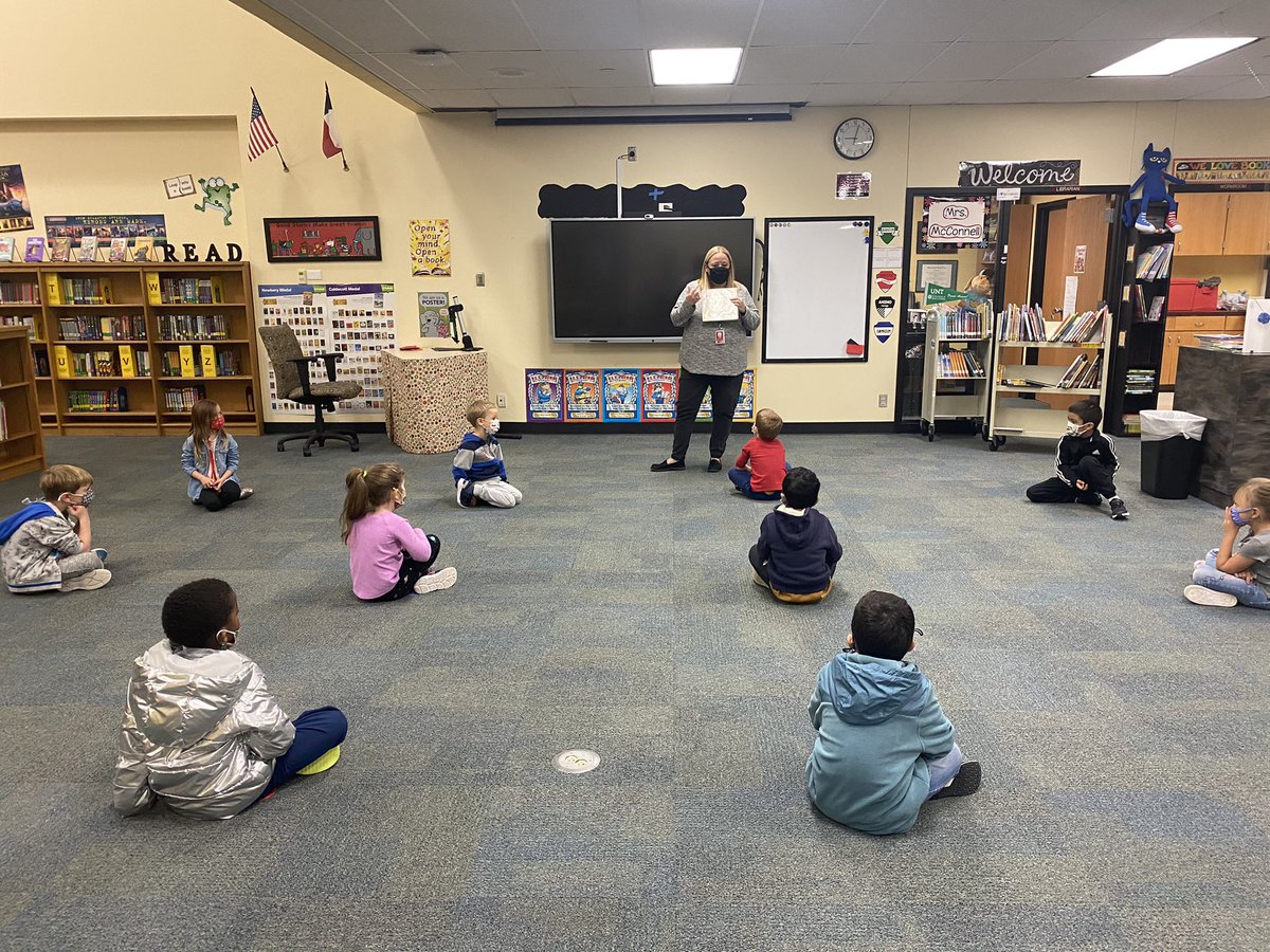 My teacher heart is so full this morning! So excited we were able to go to the library for the first time as a class this year! Thank you <a href="/AustinLibrary/">Jodie M</a> for sharing your love for books with K2 💕 <a href="/AustinElem/">Austin Elementary</a>