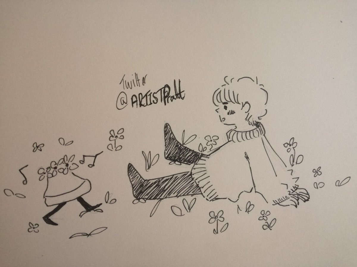 Prattlingtails's tweet image. Spring is on its way 🌼
#illustration #springillustration