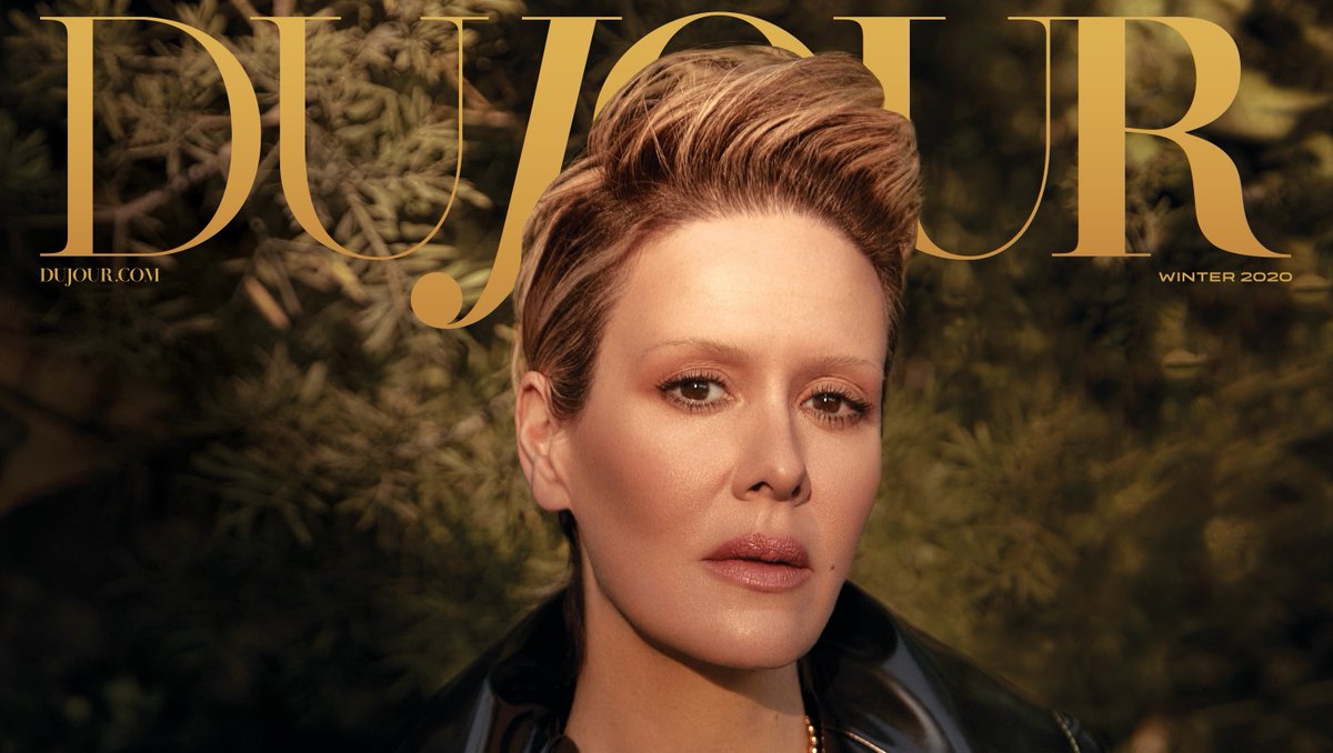 In the #winter issue of <a href="/DuJourMedia/">DuJour</a>, cover star <a href="/MsSarahPaulson/">Sarah Paulson</a> discusses her duplicitous roles in <a href="/RatchedNetflix/">Ratched</a> and <a href="/OfficialRunFilm/">Run Film</a>.⁠
Click for the full interview and gorgeous visuals by photographer <a href="/maxabadian/">Max Abadian</a>.⁠
l8r.it/ub8v