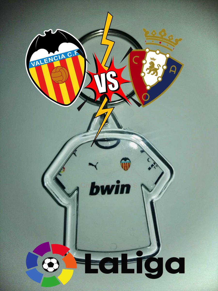🏆 DIA DE LIGA🏆

⚽️ VALENCIA vs OSASUNA ⚽️

Hazte con el llavero de tu equipo y acompáñalo SIEMPRE, personalizado con tu nombre y número por sólo 2,50€. ⚽️🔑 

📩Envíos express, de 2 a 5 días en tu casa.
#valenciaosasuna #laliga