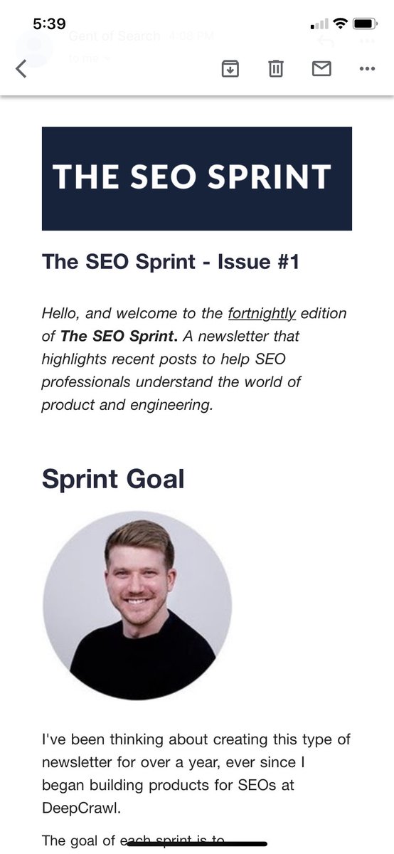 _JHoff's tweet photo. Just got the first ‘SEO Sprint’ newsletter from @Adoubleagent in my inbox and I am so excited!!
Not signed up? What are you waiting for? https://t.co/1zqPl6KofS
#seosprint #seo #digitalmarketing https://t.co/hwuIzpWAKH