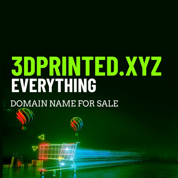 DomainFQ's tweet photo. Domain For Sale
https://t.co/6FA7sV0Iph
#3DPrinted #3DPrint #3DPrinting #100DaysOfCode #javascript #python #Apple #vr #Microsoft #Linux #3D #3dprinting #3dprinter #3DPrints #print #prints #printing #onlineprinting #onlineprint #onlineprinter #tshirtPrint #tshirtPrinting #3dart https://t.co/e75KPjQ6tR