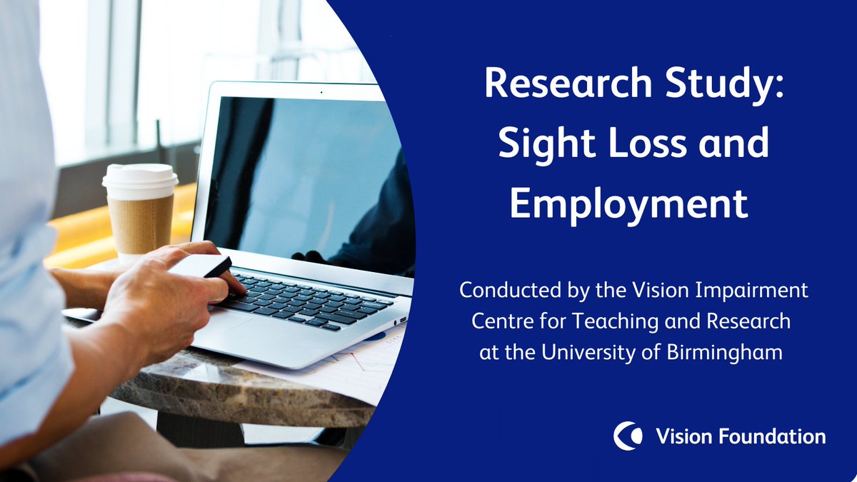 Vision_Fdn's tweet photo. Struggling to find work or already in your dream job?

We’re carrying out a research project with @unibirmingham to better understand the issues facing #blind and #PartiallySighted people in the workplace. 

Find out more and sign up here: https://t.co/T7SNKZSOsv https://t.co/EbCUw8ZSPw