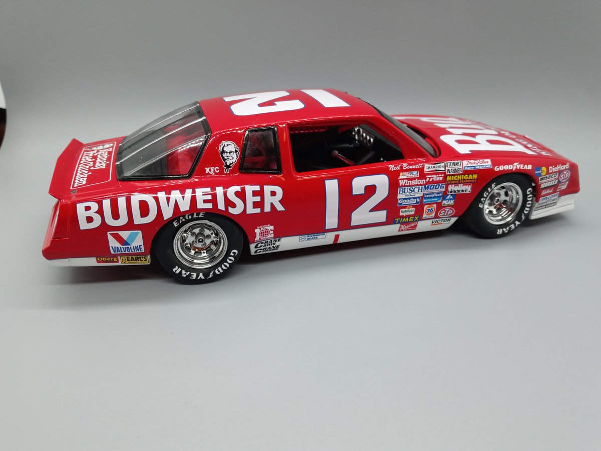 Josegon9198's tweet photo. Neil Bonnets junior johnson budweiser monte carlo that Davey Allison drove at talladega in 1986. #daveyallison #neilbonnet #juniorjohnson https://t.co/Q5Mi3VVprg