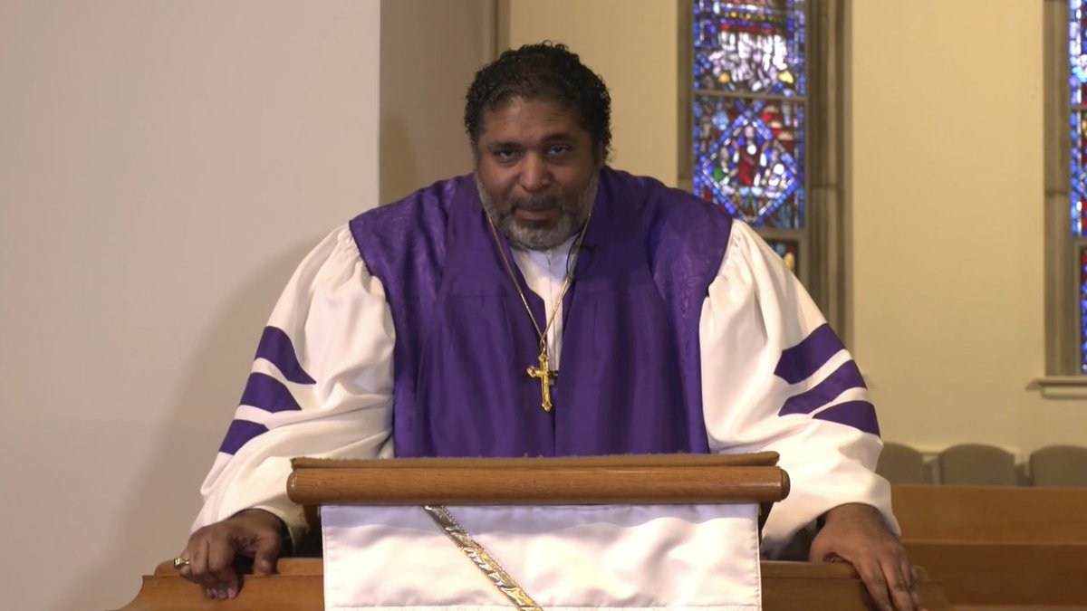 A good country preacher,  @RevDrBarber opening this inaugural sermon w/ a Moms Mabley joke about what 1 strawberry said to another: “If we hadn’t been in that bed together, we wouldn’t be in this jam today.”  #Inauguration2021  