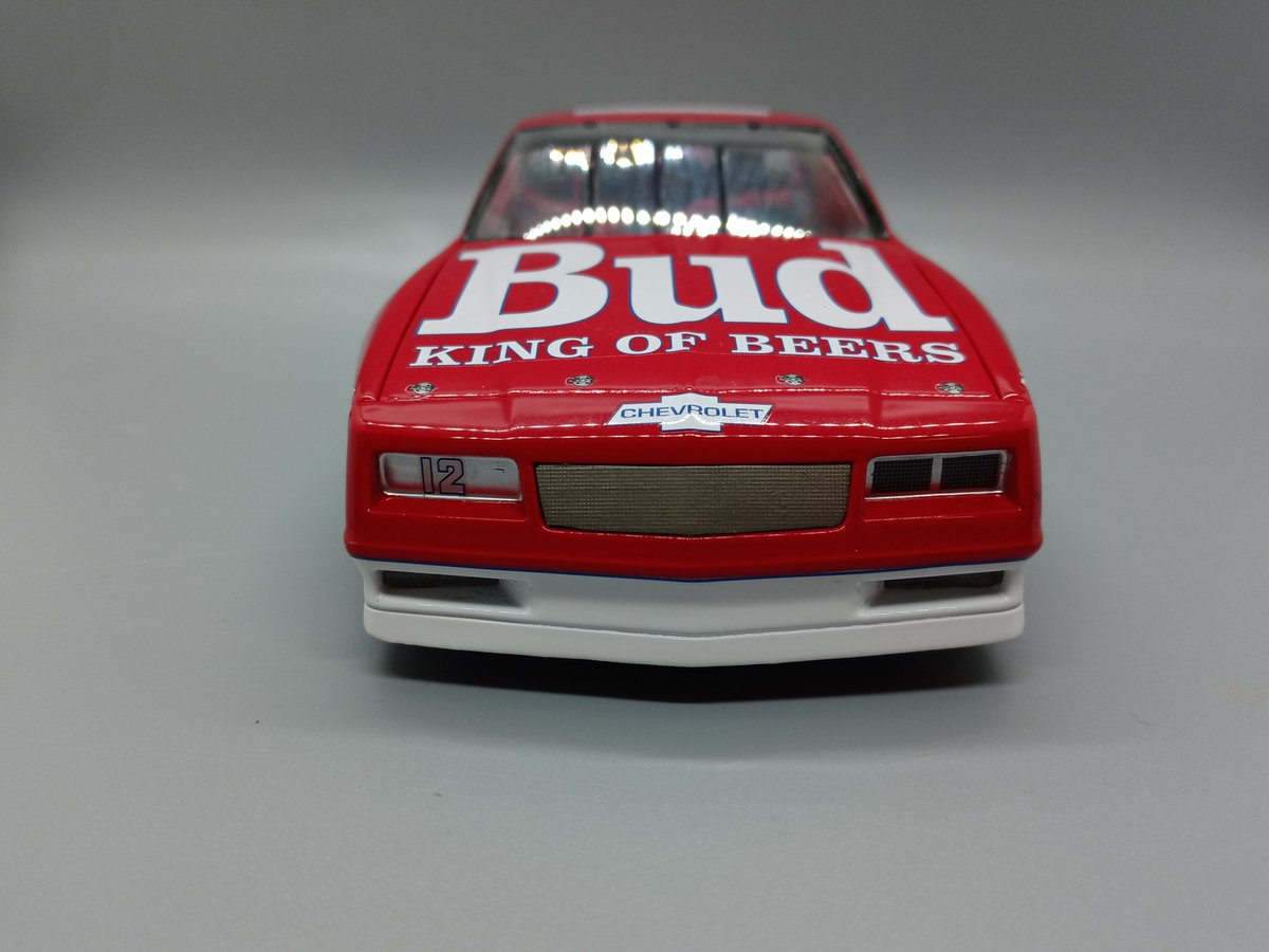Josegon9198's tweet photo. Neil Bonnets junior johnson budweiser monte carlo that Davey Allison drove at talladega in 1986. #daveyallison #neilbonnet #juniorjohnson https://t.co/Q5Mi3VVprg