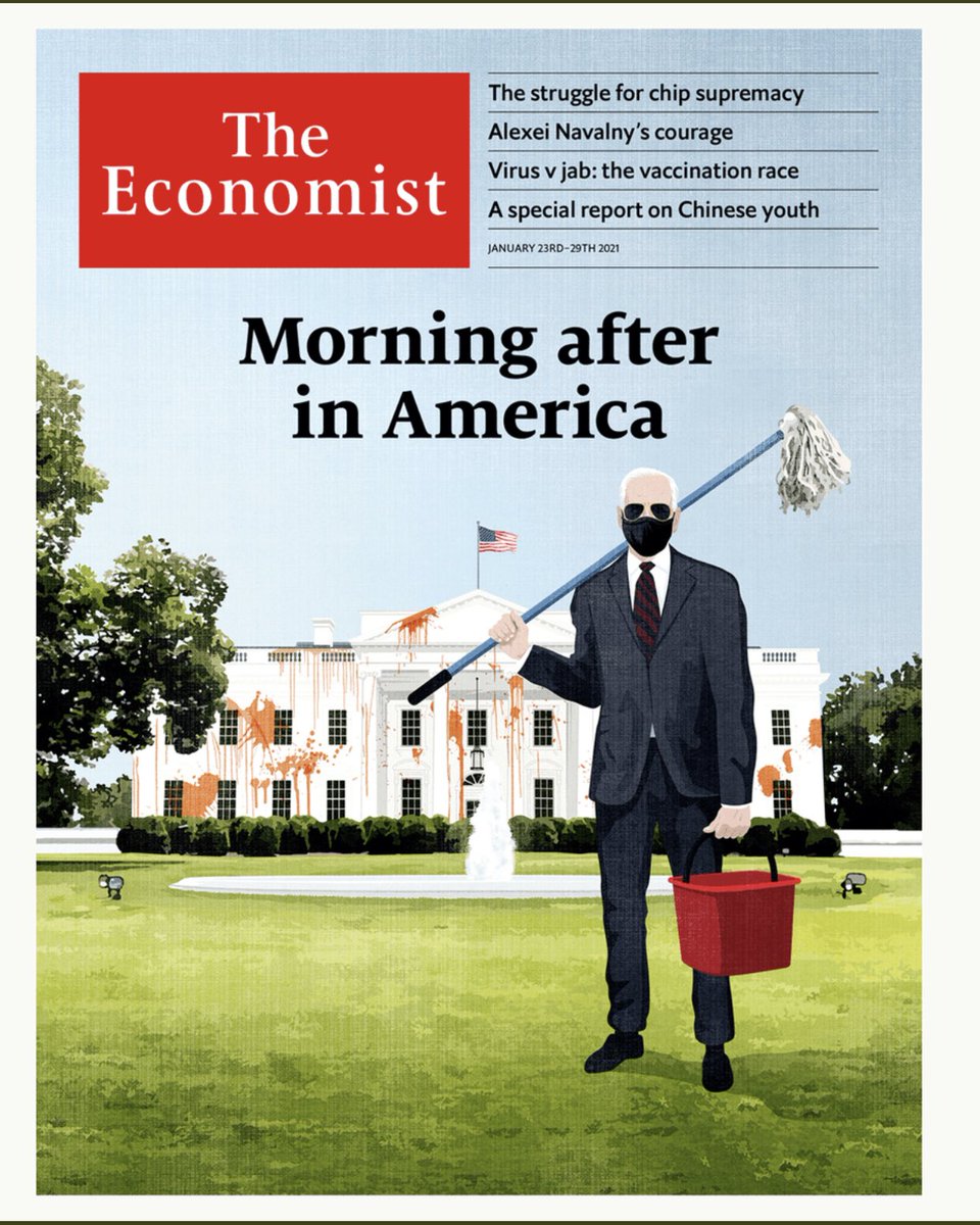 wblau's tweet image. Time, Economist, Spiegel. 
Similar theme. After the demolition.