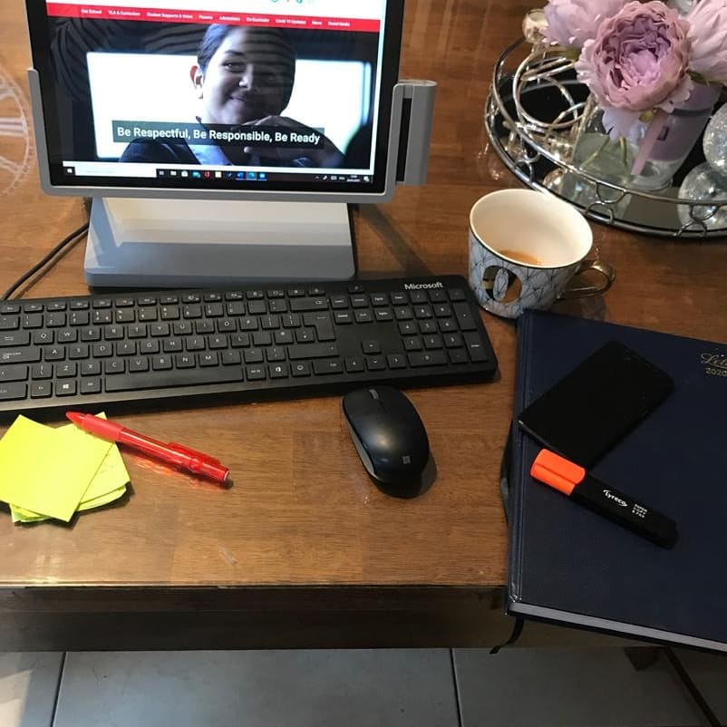 Pipershillcol's tweet photo. We are all working from different locations and spaces these days. Here's just a snapshot of our school community working from home. Any guesses who they might be?! #remotelearning #whateverworks #createaspace https://t.co/ftJF4Wt4Q5