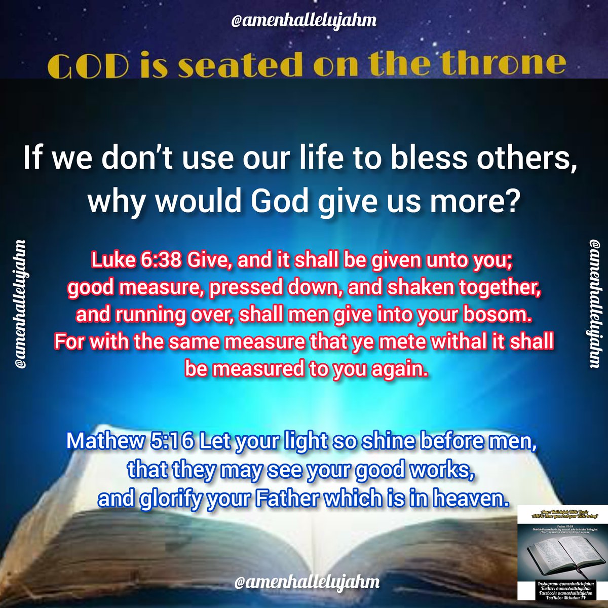 AmenHallelujahM's tweet photo. #ConsiderIt #KutaLatest #AHBQ #DWFA #VOTSM #amenhallelujam https://t.co/rW46El0hyP