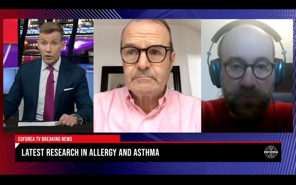 euforea's tweet photo. Latest Breakthroughs in Allergy and Asthma by Prof. Christian Virchow and Prof. Lukas Van Oudenhove
@drdavidbull @KU_Leuven
https://t.co/UEQnqIB6HS
#EUFOREATV #asthma #asthmacare #Allergies #AllergicRhinitis #allergy #healthcare #Rhinitis https://t.co/fdx7xHrc2J
