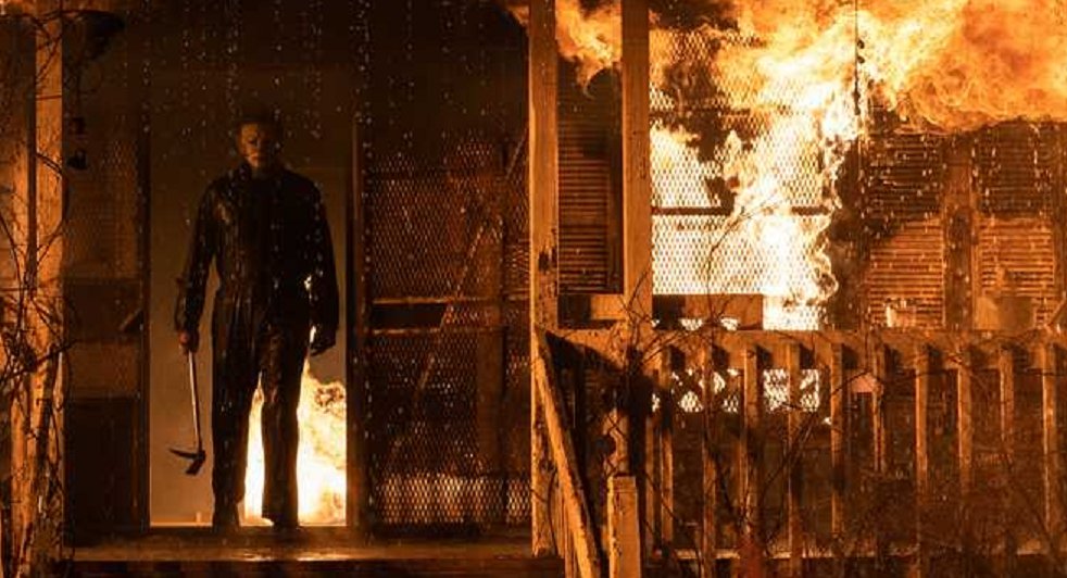 Five quotes from the filmmakers about #HalloweenKills:

"Twice the thrills and ten times the kills."

"A slasher movie times one hundred."

"It’s the quintessential slasher film."

"This film is about community fear, paranoia, misinformation and crowd panic."