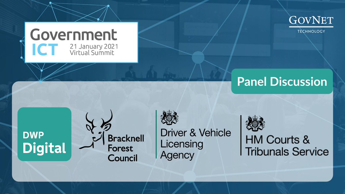 Panel Discussion: Accelerating the Pace - The Impact of COVID-19 on IT Infrastructure featuring key speakers from <a href="/HMCTSgovuk/">HM Courts and Tribunals Service</a>, <a href="/DVLAgovuk/">Driver and Vehicle Licensing Agency</a>, <a href="/BracknellForest/">Bracknell Forest</a> and <a href="/DWPDigital/">DWP Digital</a> coming up next at #GovICT2021

#ICT #Infrastructure #data