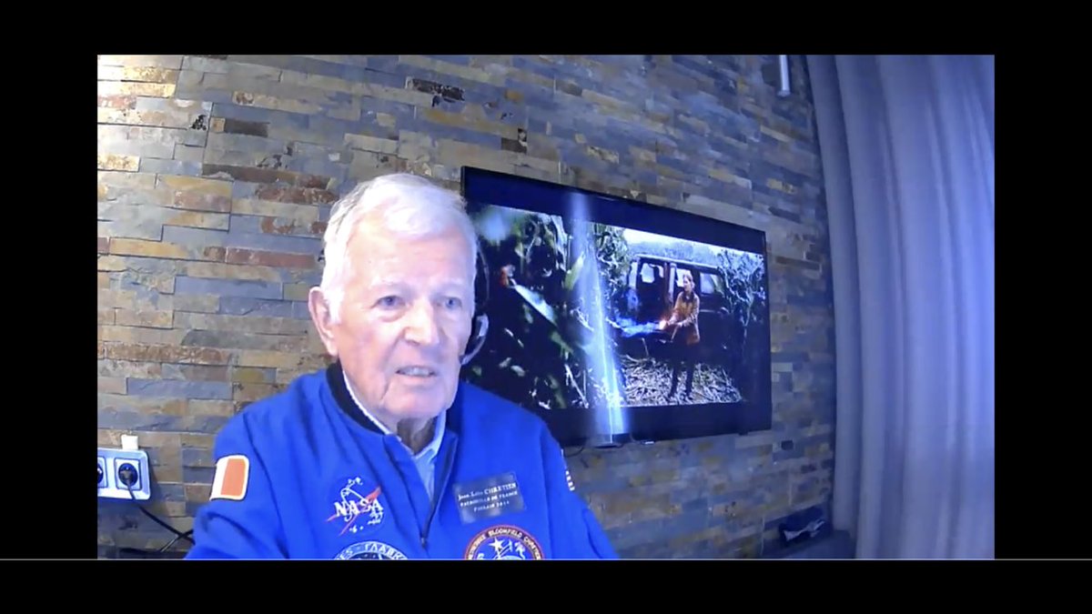 AViltart's tweet photo. [Voeux 2021]
 
Apres #stationM, on continue fort avec les voeux de la Direction Finance, Stratégie, Juridique et la rencontre inspirante avec l’astronaute Jean-Loup Chrétien 🚀 

👏 @Camille_BLM67 pr l’animation &amp; @BPoupartLafarge: le cap est bel est bien donné pour 2021. https://t.co/rkXpbv0LAe