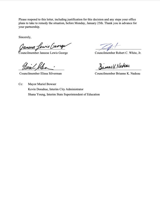 Childcare workers are essential.

Most have low wages, no union and are women of color – and have already been working in person for months.

My colleagues and I wrote to Dr. Nesbitt asking DC to honor its plan to vaccinate childcare staff alongside teachers and first responders.