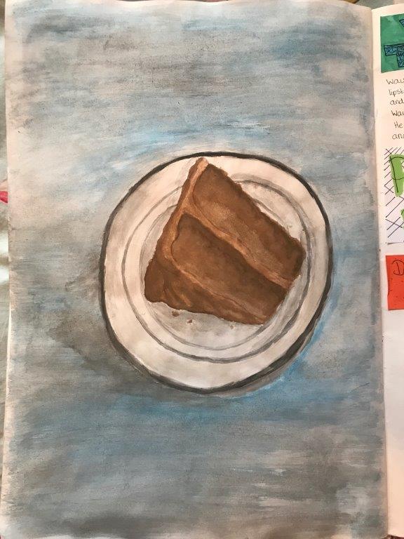 Year 9 <a href="/PlantbrkSchool/">Plantsbrook School</a>  have been inspired by #WayneThiebaud and have created these fantastic paintings during our online lessons. Great work Maya (left) and Iliana (right) 👏🏻