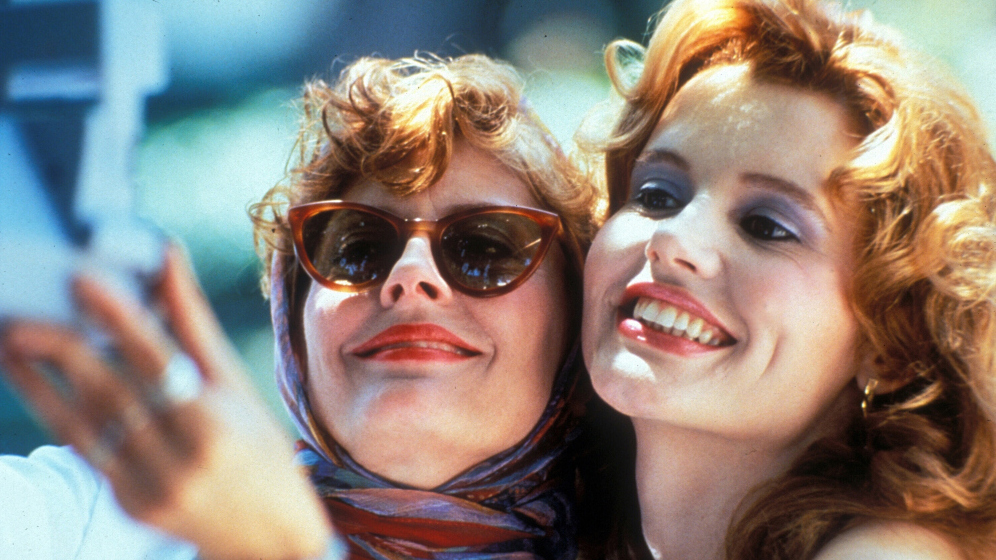 Thelma & Louise,(1991) is one of my favorite Geena Davis films, besides The Fly,(1986).
Happy birthday Geena Davis. 