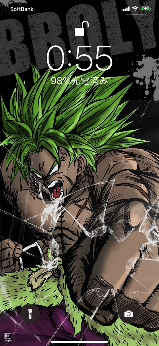 524 Nicocolors スカウターマスク販売中 ブロリーに画面割られた Iphonexsmaxサイズ ブロリー スマホ壁紙 Broly