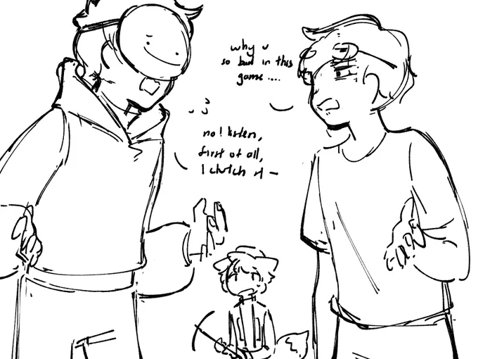 "dream and george are literally like an old married couple and fundy is just a silent third wheel"
-comment by milk! from fundy's https://t.co/0g2kqKPCpT

#dreamfanart #georgenotfoundfanart #fundyfanart 