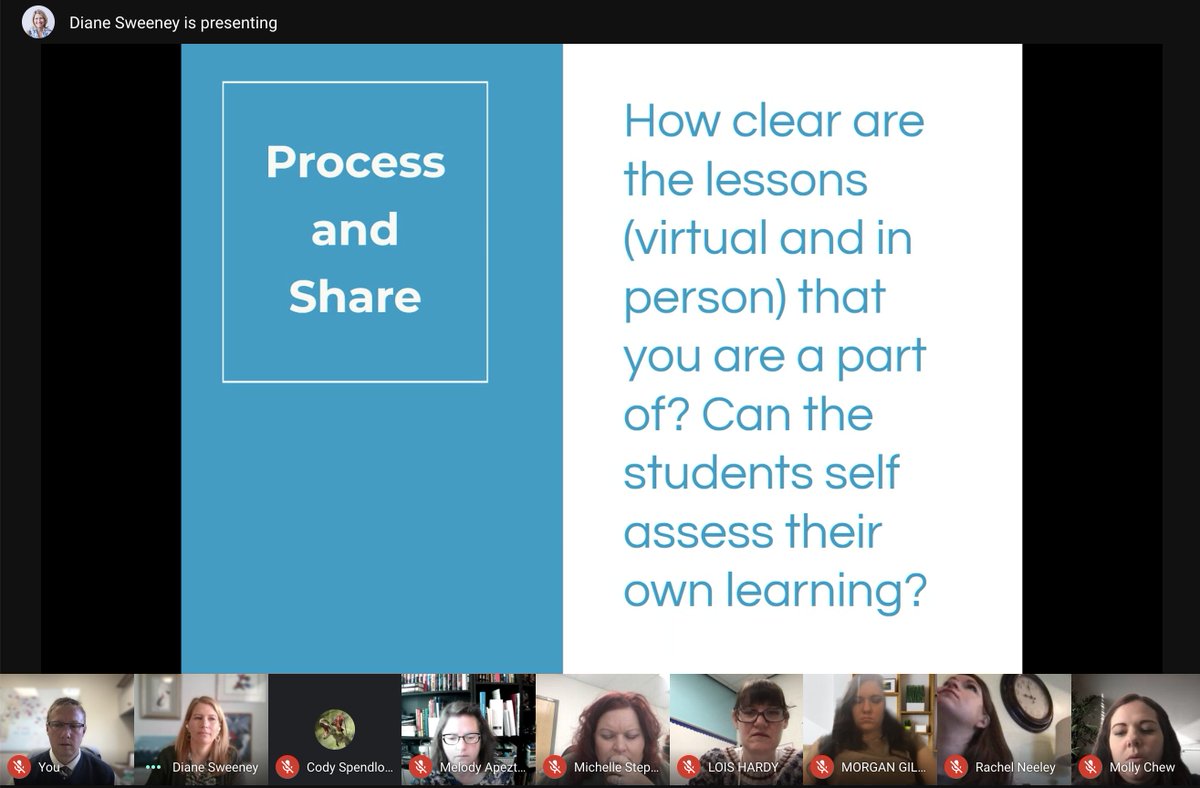 ddraper's tweet photo. "If we're not using student evidence to anchor our coaching conversations, then we're not student-centered coaching." @SweeneyDiane 

Terrific opportunity for our district's coaches to be able to work with Diane today! #instructionalcoaching https://t.co/Zq5iPjePwG