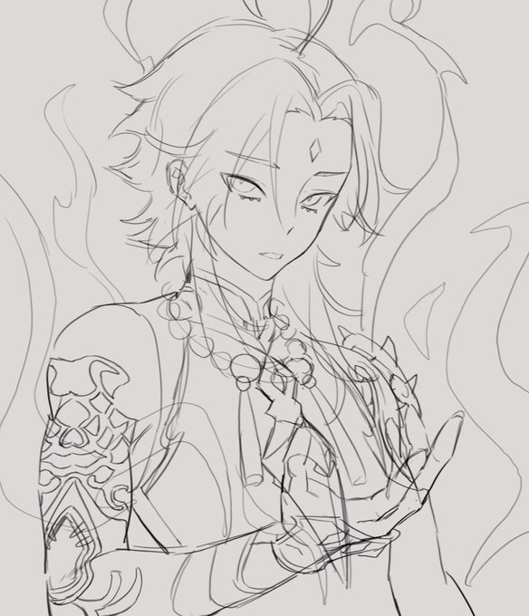 xiao wip for this month's patreon reward ❤️ 
