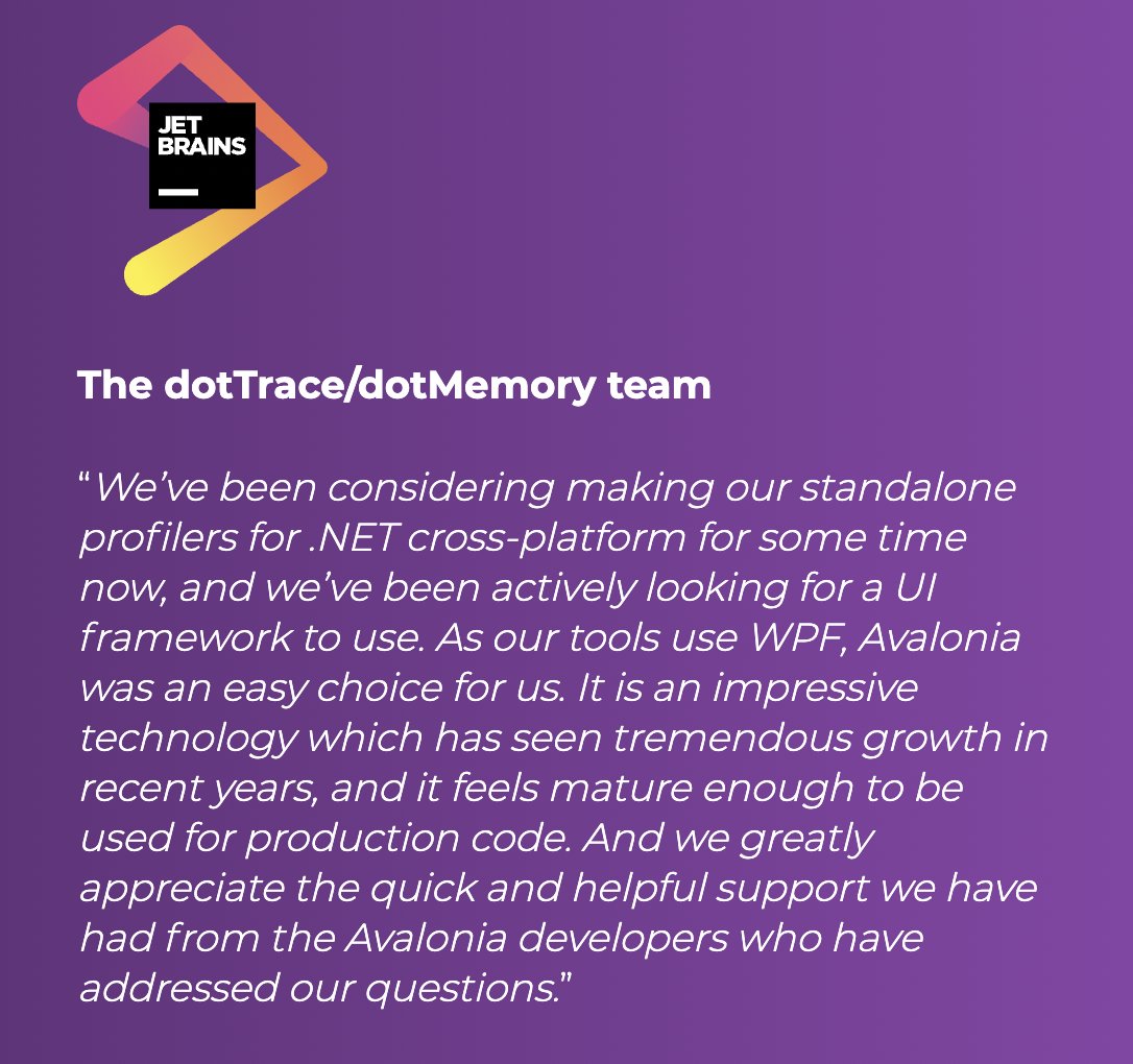 Avalonia UI tweet media