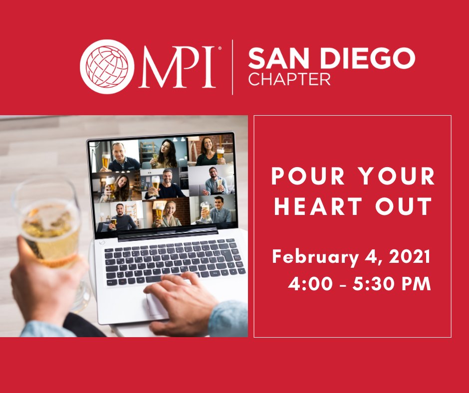 MPISanDiego's tweet photo. Roses are red, violets are blue. We need a place to vent, how about you?  Join us on Feb. 4 for our Pour your Heart Out Social hour. Click the link fo more info: https://t.co/2jaQeSrSxZ https://t.co/7mqUsXa7J3