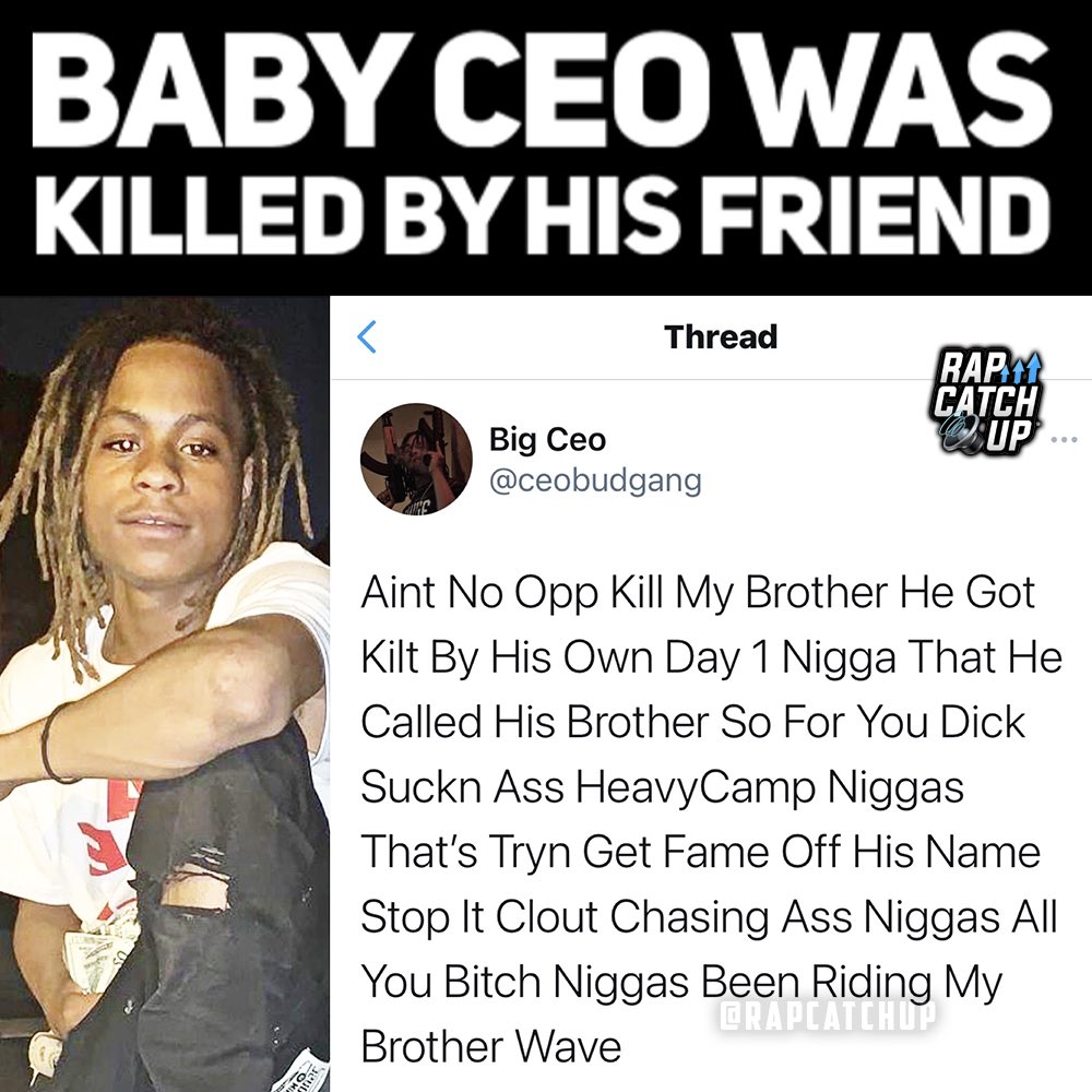 #BabyCEO (aka #BigCEO)’s family reveal he was shot &amp; killed by somebody he called his friend and DID NOT overdose, as we reported yesterday. RIP Baby CEO 🕯🕊 <a href="/ceobudgang/">Big Ceo</a>