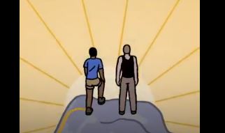 Although she was more moderate prior to Senate, much of her rhetoric is consistent with her very left Senate voting record. Cartoon on right is from right before Election Day, about addressing inequality in opportunity (I'm in!) to produce=outcomes (a goal w/horrendous record).