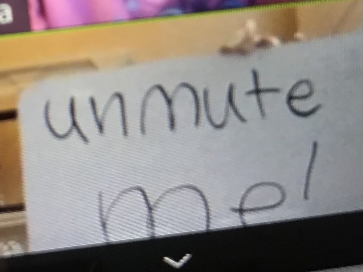 JenniferAGates's tweet photo. Oh, I hear you. #messagereceived @zoom_us “mute”=a state of mind. @MtnViewES #everystudenteveryday #lovetothinkhere ❤️ that they r crushing @CobbAlp stds like G6 #communication & G10 #selfdirectedlearner @ReneeGarriss @Amusto12 @alibrisse @kelzwilli @vickiekogan @annaturner41 😂 https://t.co/RJRwOUgoCg