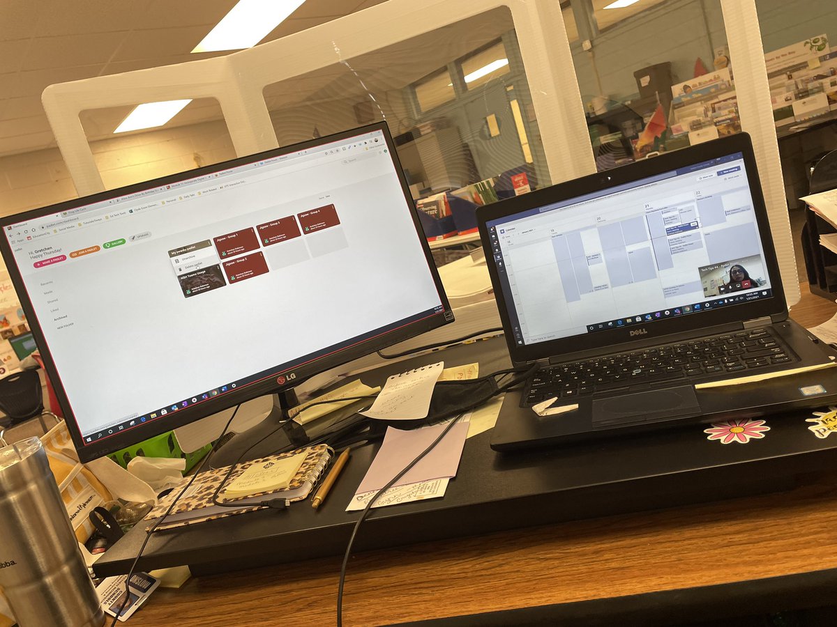 <a href="/ClydeErwinElem/">CEEMS</a>’s ##3rdGradeTeam &amp; their awesome AP <a href="/crrobinson72/">Constance Robinson</a> participating in #TechTipsTraining #PadletPower today! <a href="/padlet/">Padlet</a> #OnslowDLT <a href="/MicrosoftTeams/">Microsoft Teams</a>