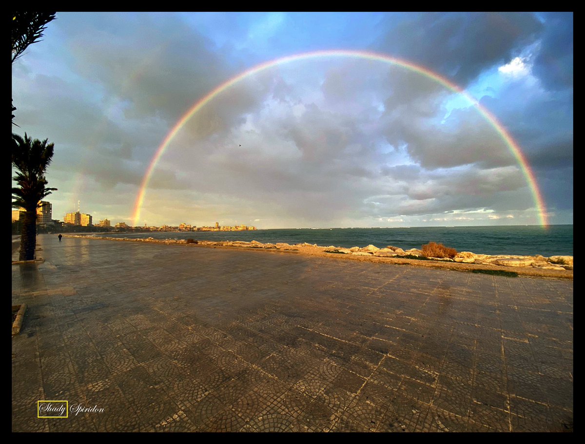 alltsheez's tweet photo. The greater your storm, the bigger your rainbow #sour #lebanon #photography #photographer #rainbow #storm #weather https://t.co/qOeiouyxlB