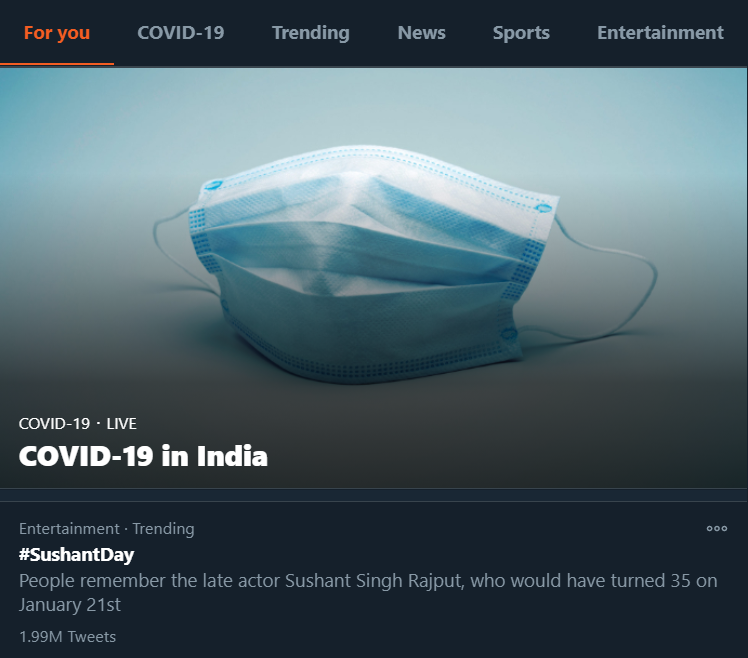 Track Twitter on our beloved Sushant Singh Rajput birthday.  #SushantDay 9:42pm :1.99M for  #SushantDay