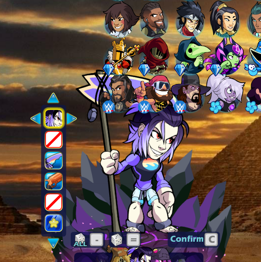 Lucians_sword's tweet photo. I wish the legend icons didn't cover parts of the podium legend's head/weapon. It does this with crossovers collapsed or not. Plenty of room on the screen to avoid this if they re-arranged the legend icons a bit. https://t.co/JfduImzQXo