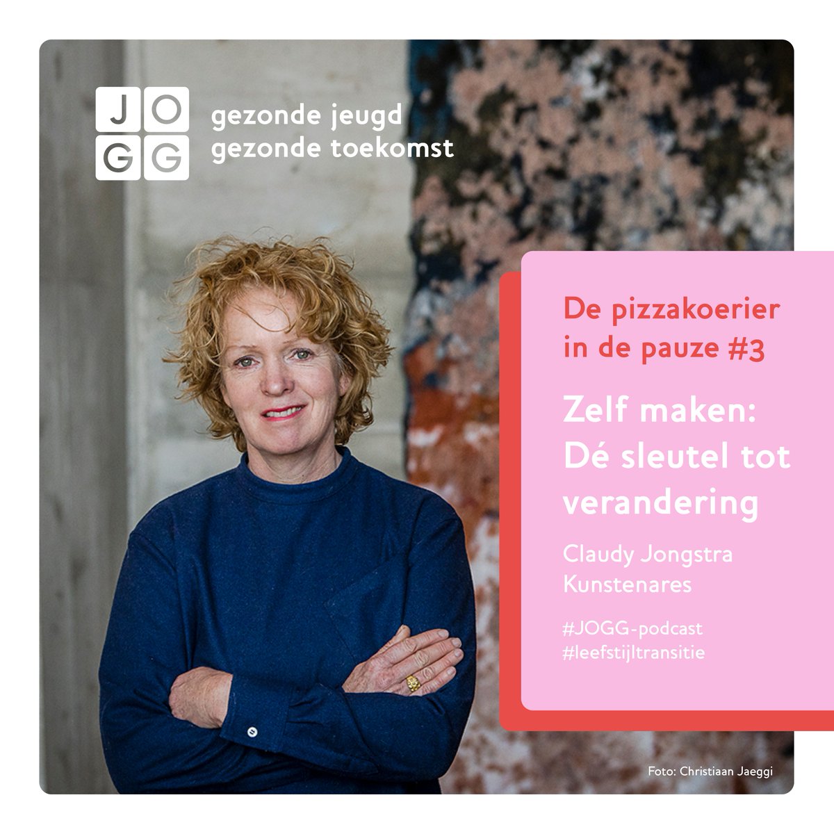 JOGG-podcast alert: #depizzakoerierindepauze | Hoe maken we gezond gewoon? In deze podcastserie gaan wij met @sytskejellema op zoek naar antwoorden. Luister de derde editie 'Zelf maken: Dé sleutel tot verandering' met <a href="/claudy_jongstra/">Claudy Jongstra</a> spoti.fi/2MdX0BL #leefstijltransitie