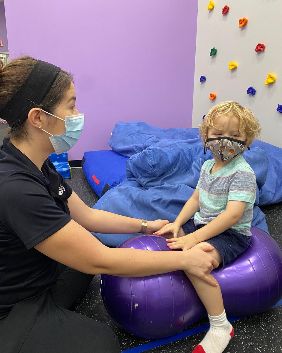 LittleStepsPT's tweet photo. Our amazing physical therapists helping children take one little step at a time! 👣 We love to use play activities to engage kids in a fun and relaxing environment and to help them achieve their highest functional level. 🌟 https://t.co/cXtyJhVWL0