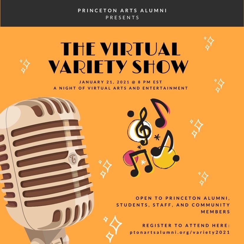 princetonarts's tweet photo. Join us tonight @ 8PM (EST) for a live stream variety show of art videos created by members of the @Princeton Arts Community presented by Princeton Arts Alumni: https://t.co/GFxmjkrMDX
.
#PrincetonArts #PrincetonU #VirtualPrincetonU https://t.co/Fp6QW532sS