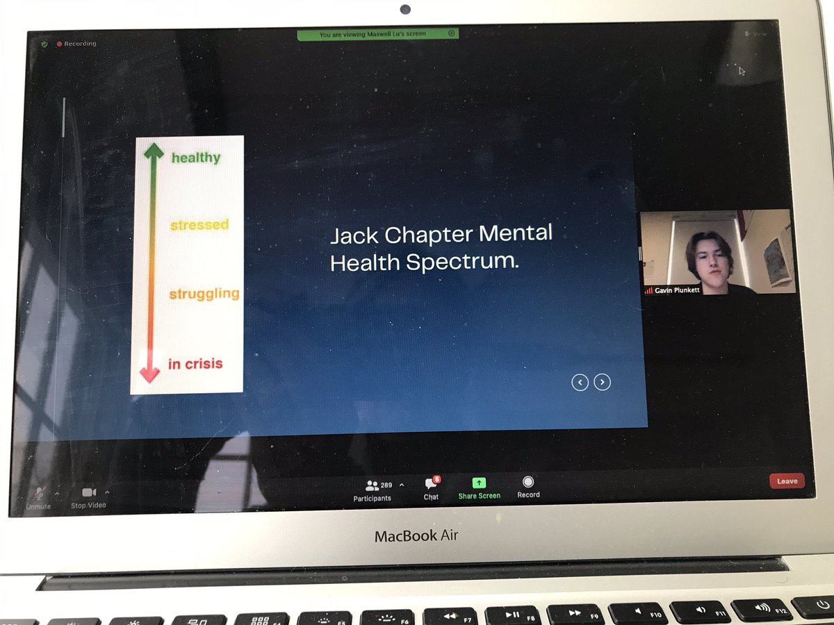 AMKeeLCS's tweet photo. Focusing on Mental Health in our remote chapel @LakefieldCS - thank you to   #BellLetsTalk #JackChapter and our student leaders https://t.co/kyl5jg3WNy