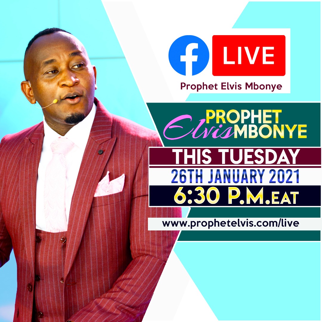 Prophet_elvis's tweet photo. Prophet Elvis Mbonye live this Tuesday!!
#ProphetElvisMbonye https://t.co/h2vXEz7QZt