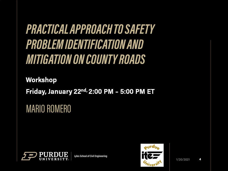 Purdue colleagues virtually presenting various Lecturn, workshops, and Poster Sessions at the 2021 TRB Annual Meeting. @NASEMTRB  @PurdueCE  @JTRP1937  @CCATPurdue  @ITEhq  @IndianaIte