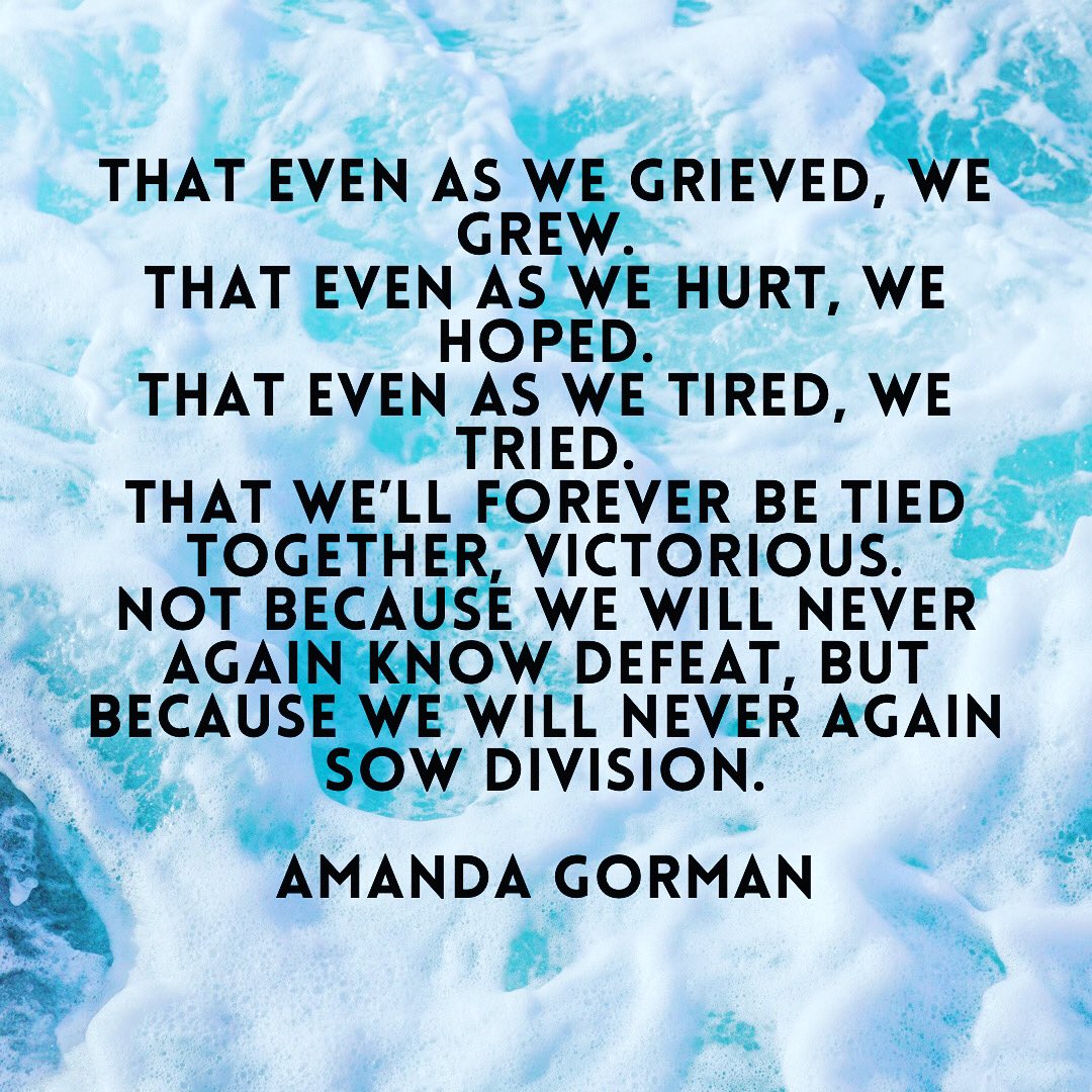 southseafolk's tweet image. Who else was moved by @TheAmandaGorman poem? It keeps going over in my head but in these times in the UK these words really hit home. Sending you all love and hope today #poemstoliveby #inspiring #positvemessage #hope #southsea #creativevibes