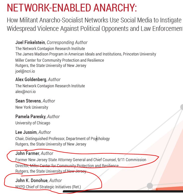 Reminder: I was denounced in my own Dept for highlighting the summer violence and for criticizing how academia & MSM were blinded to it and justifying it by their quest for racial justice on my Tw feed AS we were preparing this report (which came out in Sept):