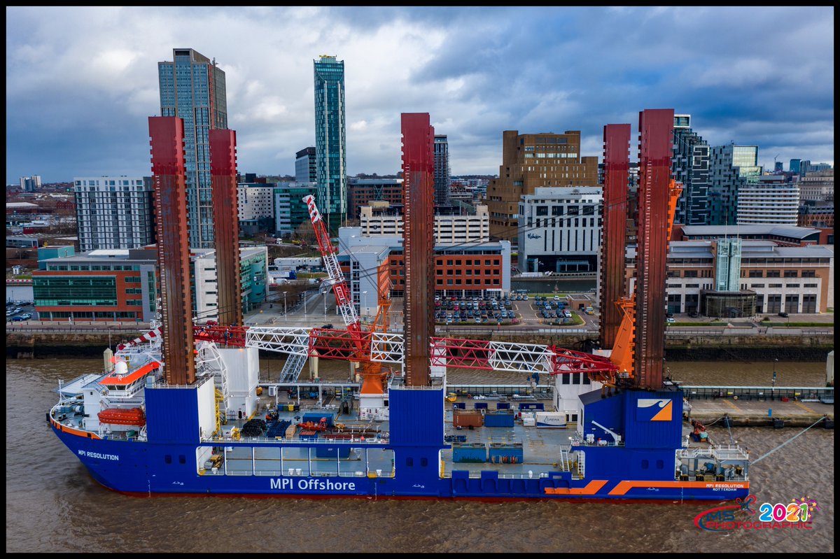 MsphotographicU's tweet photo. Here are a few shots of the latest visiter to @CruiseLpool
MPI Resolution is the world’s first purpose-built vessel for installing offshore wind turbines, foundations and transition pieces.
PFCO Drone operator available to hire
https://t.co/OQzRNBhIbj
#mpi #MPIResolution https://t.co/INoMVgDdCK