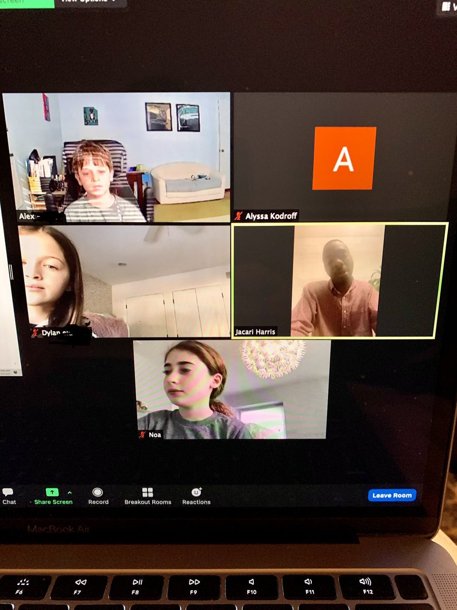 Fifth graders did a great job interviewing Jacari Harris, the Executive Director from the George Floyd Memorial Foundation, this morning for their podcast! #112leads <a href="/SherwoodPandas/">Sherwood School</a>