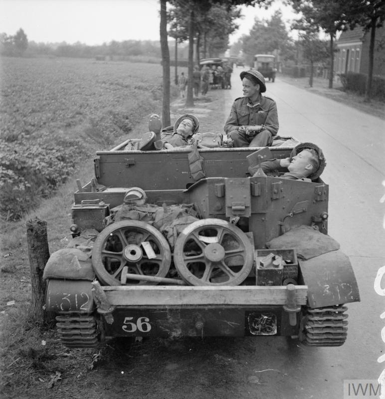 Their quick turn of speed and nimble handling, up to 30mph but much lower CC, plus being fully tracked meant they could outperform Jeeps in equivalent roles and filled an interesting gap.When dismounted, carrier platoons discarded the carriers to fight as v heavy inf. /15